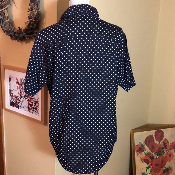 Vintage DINO Size Large Polka-Dot Made in USA 100% Cotton SUPER SOFT Classic - Picture 5 of 12